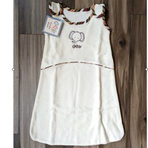 VINTAGE NWT CoCaLo Baby Wearable Blanket Elephant Coverall Sleep Sack Ba…